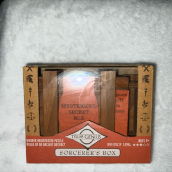 Project Genius Sorcerer's Box Wooden Brainteaser Puzzle BRAND NEW - Picture 11 of 16
